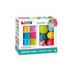 6 sensory balls and 6 stacking and sorting cubes 30141