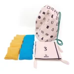 fabric target game Bean Bags in fabric backpack 36013