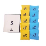 fabric target game Bean Bags in fabric backpack 36013