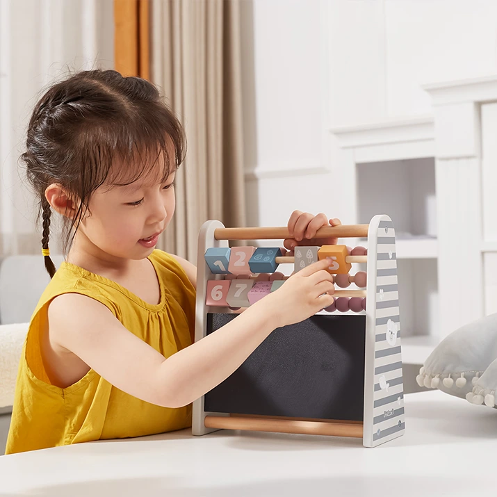 Wooden abacus with blackboard 44086 - Image 3