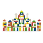Construction blocks set 100 pieces in a bucket