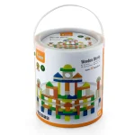 Construction blocks set 100 pieces in a bucket 50334
