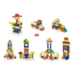 Construction blocks set 100 pieces in a bucket 50334
