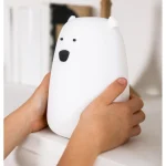 Night Light with Remote Control White Bear