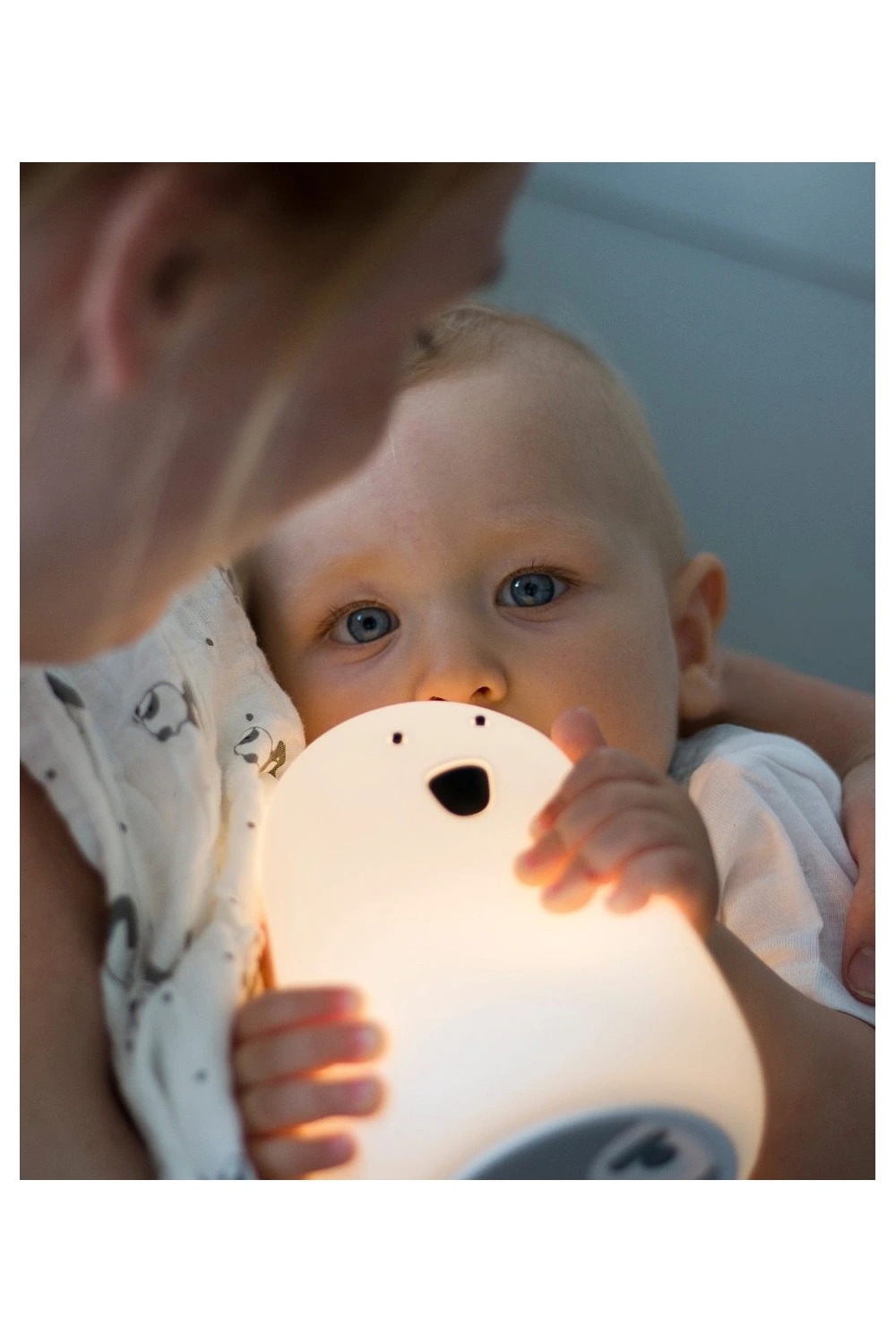 Night Light with Remote Control White Bear 520055 - Image 3