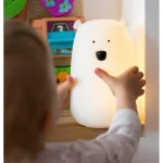 Night Light with Remote Control White Bear 520055