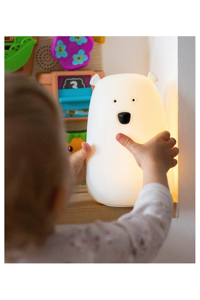 Night Light with Remote Control White Bear 520055 - Image 4