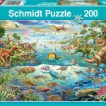 Puzzle 200 pieces – Discover the Dinosaurs
