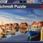Puzzle 500 pieces – Harbor in a Fishing Village