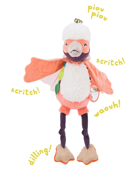 Paloma the Toucan with activities 40cm