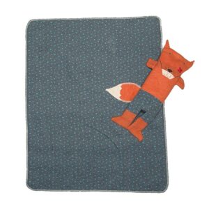 Baby Blanket with Hand Puppet 'Fox'