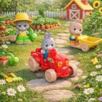 Tractor Playset with Garden Accessories (4 pcs) 700228F