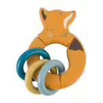 Wooden Fox Rattle