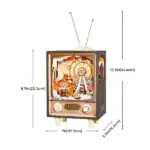 Μουσικό Κουτί DIY «Sunset Carnival» 3D Ξύλινο Παζλ AMT01