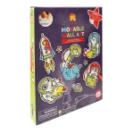 Sticker painting set with 5 markers 'Animals-Astronauts'
