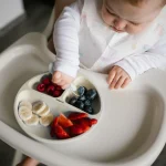 Silicone Suction Plate Beige