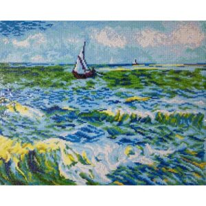 Mosaic Craft: Seascape at Saint Maries (Van Gogh) DD12.029
