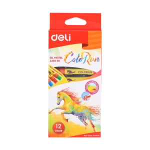 Oil Pastels: 12 Rich Colours DL-EC20200