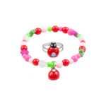 Ladybug Bracelet with Ring