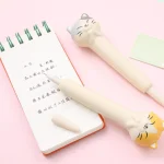 Squishy Gel Ink Roller - Blue - Fine Tip (0.5mm) Cat Design 36pcs Display
