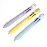 Squishy 6 Colours Multicolour Ball Pen (Unicorn-Dog-Cat) IG5711