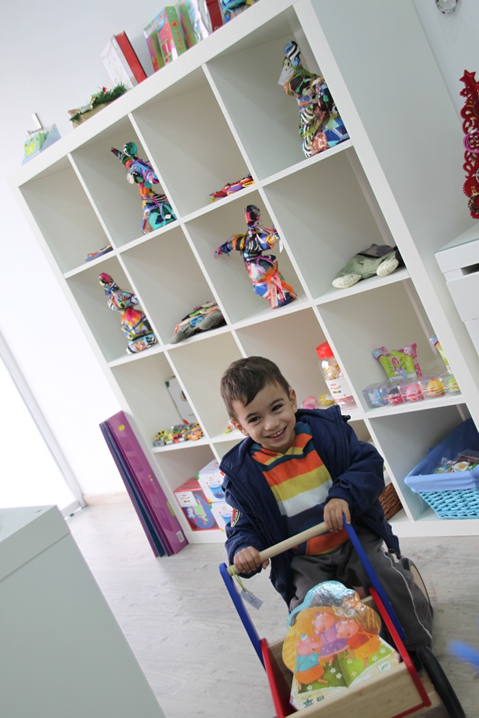 Every kid's dream - a parent with a toy store!