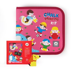 JarMelo Chalk Drawing Book Set 4 Colors
