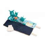 Fabric activity toy 'Marius's family'
