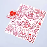 Amour coloring poster-map OMY-MAP14