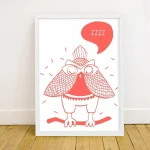Glow-in-the-Dark Owl Poster
