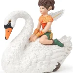 Elf Child On A Swan