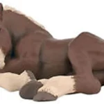 Brown Working foal - Equidae - Papo
