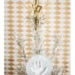 Baby Handprint Ornament with Glitter PH-50019