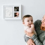 Triple Frame with Photo and Clay Handprint PH-83014