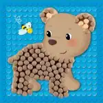 Crafts with Cards and Corn Starch Sponges – 6 pcs – Animals PLM-160182