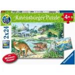 Puzzle Dinosaurs 2X24 Pcs