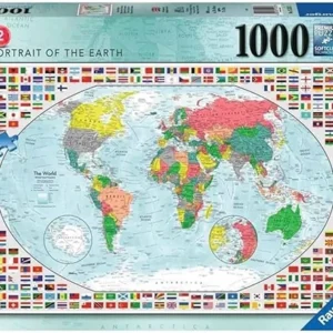 Portrait of The Earth 1000 Pieces Jigsaw Puzzles for Adults and Kids Age 12 Years Up 12000052