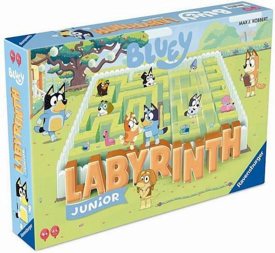 Bluey Labyrinth Junior Board Game for 2-4 Players 4+ Years (EN)