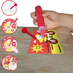 Pocket Kit με 4 μαρκαδόρους άμμου και 4 ζωγραφιές Τα Ζώα SAB-100PK0403