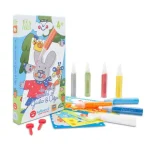 Smart Kit με 8 μαρκαδόρους μαρμαρόσκονης , 7 κάρτες για ζωγραφική - Ιταλικό παραμύθι SAB-100SK0804