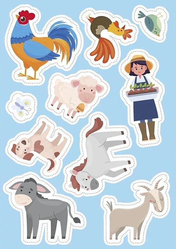 Stickers And Activities Book The Farm SAS-313217 - Image 3