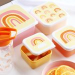 Lunch & Snack Box Set: Rainbows