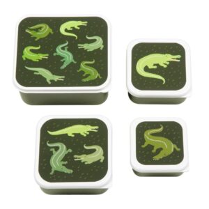 Lunch & Snack Box Set: Crocodiles