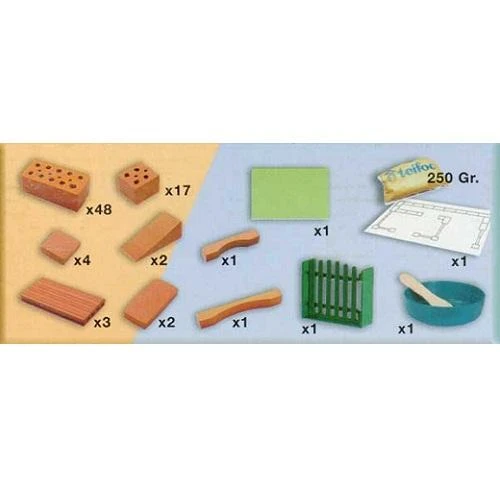 Small Country House Building Kit 86 pieces 4010 - Image 4