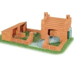 Construction with real bricks