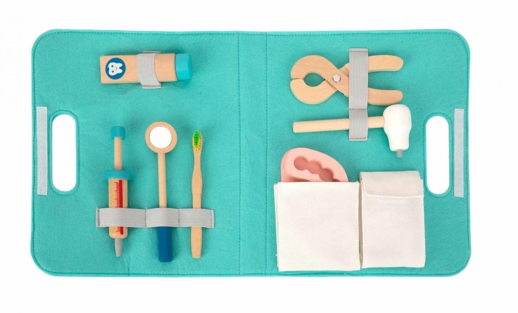 Wooden Dentist Set TH164 - Image 3