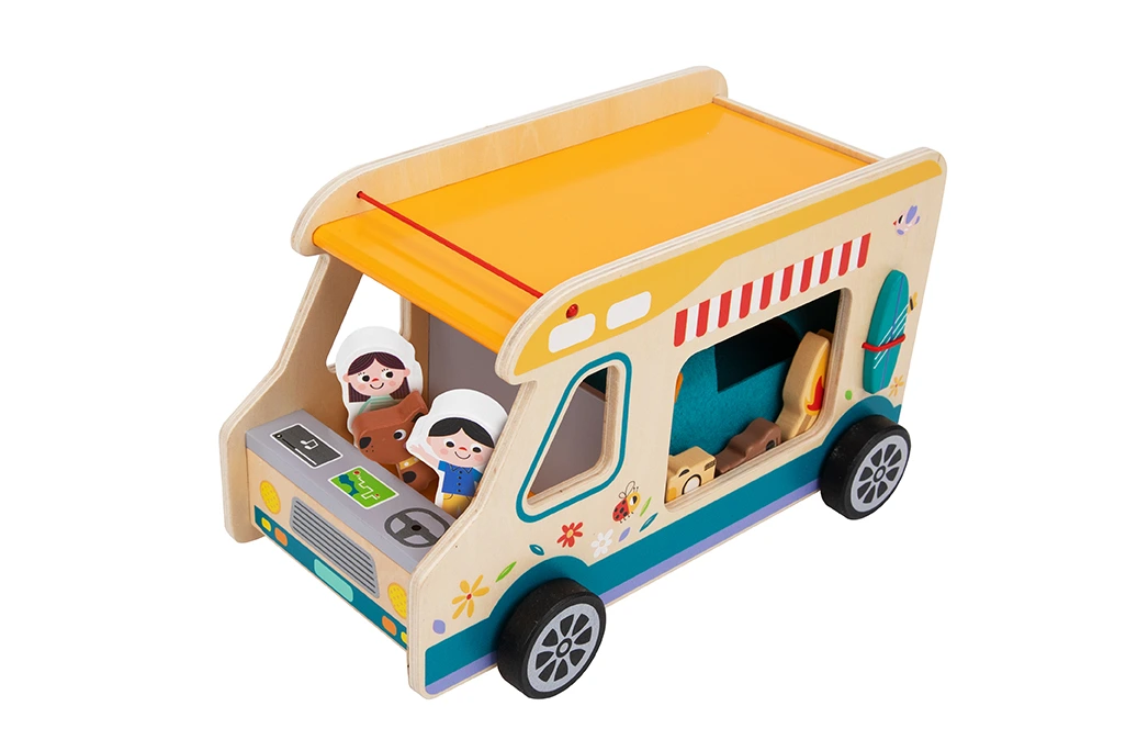 Wooden Camping Caravan TH427 - Image 3