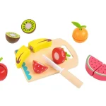 Wooden fruits with cutting board TK111