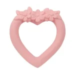 Teething Ring Sweet Heart Pink