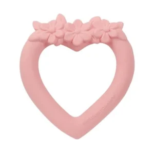 Teething Ring Sweet Heart Pink